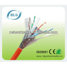 bare coper CCA/CCAM 23awg ftp cat6 outdoor cable with messenger